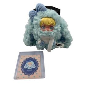 Yomi Cozy Bunny Paradise Series Winter Bunny Plush Keychain Figure with Card